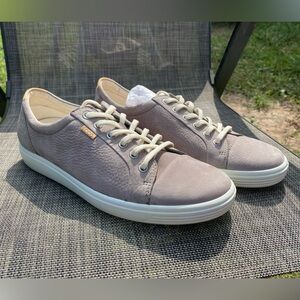 Ecco Warm Grey Women’s Soft 7 Sneaker Size 12-12.5 43 NWT